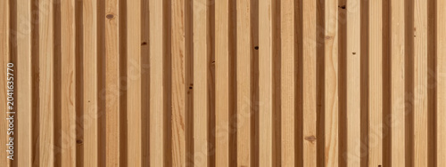 Natural Pine Wood Paneling Background With Vertical Slats Rustic Interior Wall Texture.