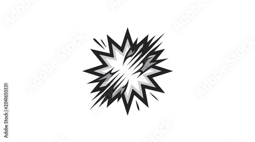 Fotografija Comic Book Style Explosion Graphic Element.