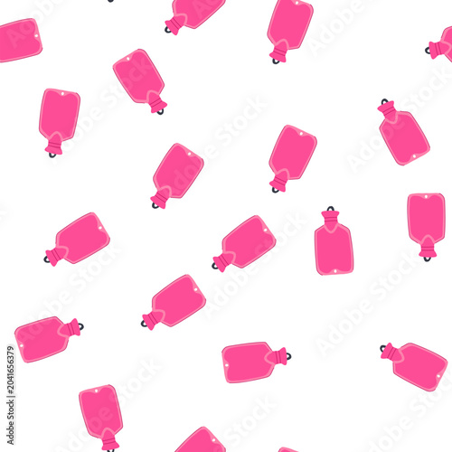 Εκτύπωση καμβά pattern distress bottle pain relief cartoon