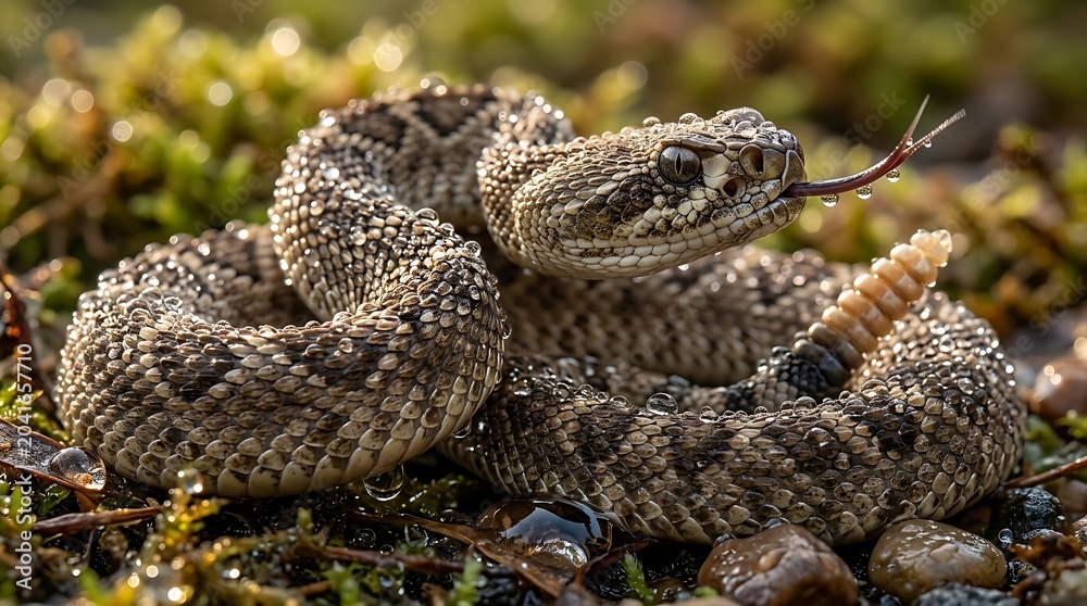 Obraz premium close up of a rattlesnake