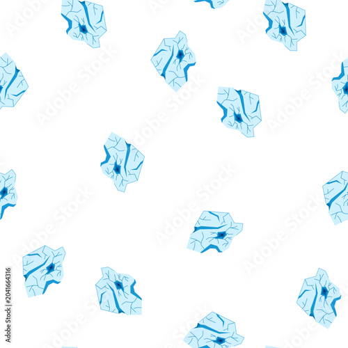 Quadro su tela pattern fracture ice crack cartoon