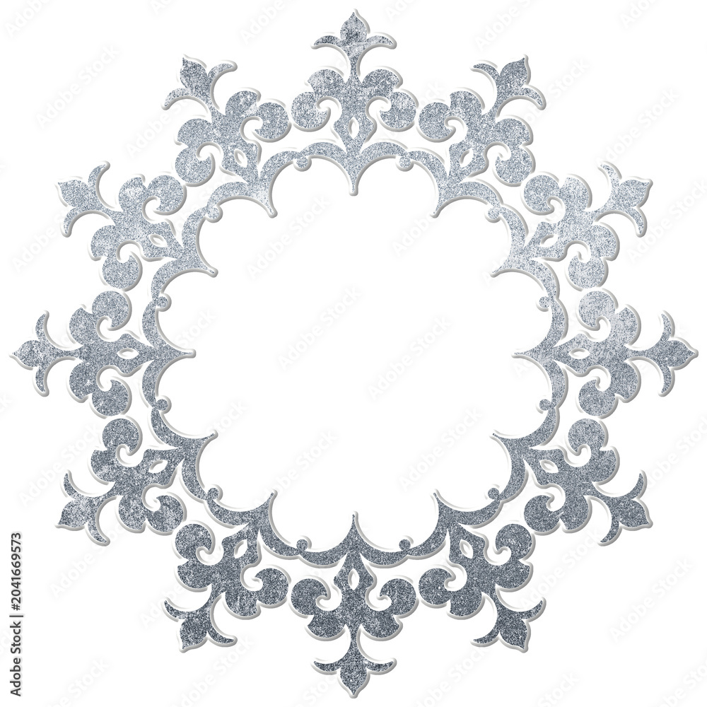 Fototapeta premium round ornamental frame