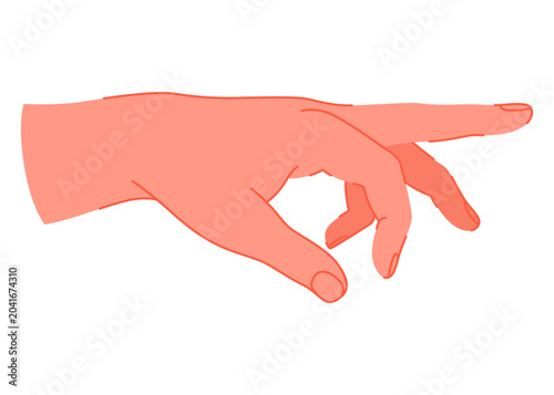 Cuadro en lienzo Puppeteer hand controlling