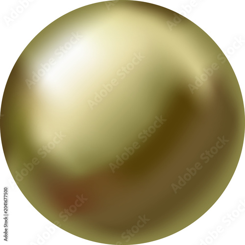 Circle Ball Gold Background Illustration