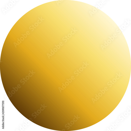 Circle Ball Gold Background Illustration