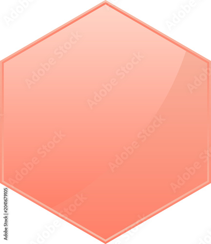 Red Label Frame Button Illustration