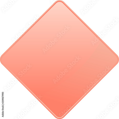 Red Label Frame Button Illustration