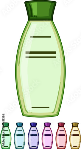 Foto smoothing hair conditioner cartoon