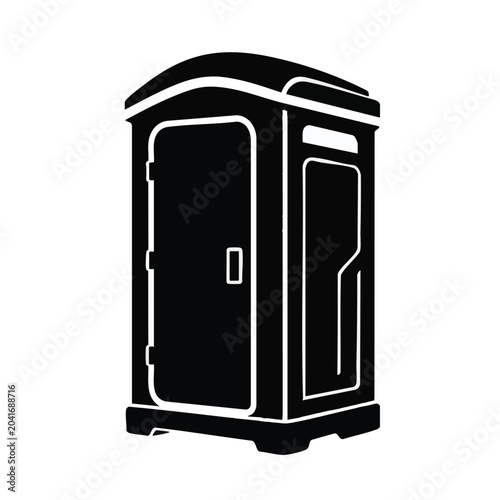 Foto Portable Toilet Cabin Icon