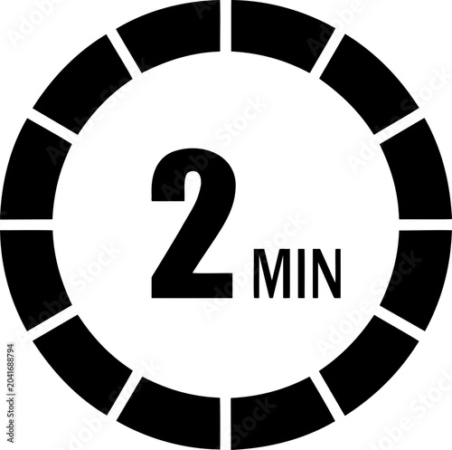Foto Two Minute Countdown Timer Icon