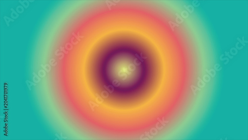Gradient background features a vibrant circular spectrum shifting from deep purple to warm orange and teal, creating a modern and dynamic aesthetic suitable for various digital design applications.