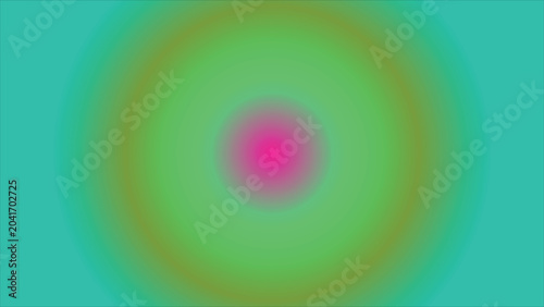 Gradient background presents a hot pink center point illuminating a soft green and turquoise field, offering a balanced and refreshing color palette for high-end web design and digital branding.