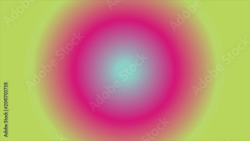 Gradient background showcases a vibrant transition from olive green outer edges to a brilliant cyan and magenta core, providing a dynamic and eye-catching visual experience.