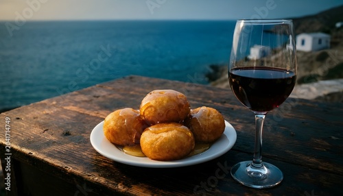 Dark Moody Loukoumades Scene