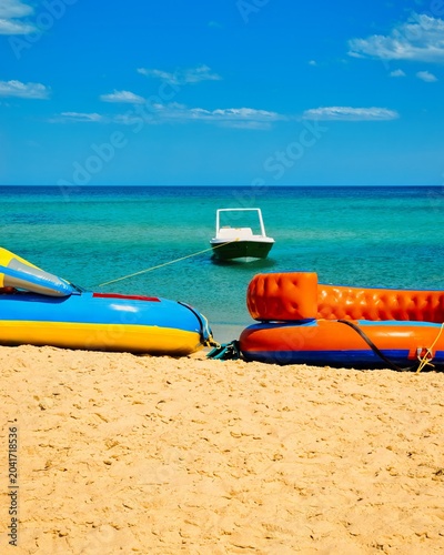 Photos Hammamet, Tunisia - MAY 16, 2025: Beach of Hammamet, the first tourist destination in Tunisia