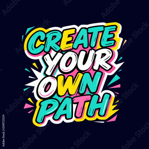 Motivational Typography T Shirt Design
