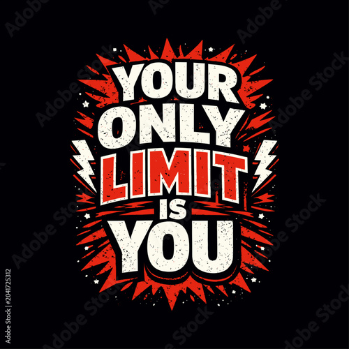 Motivational Typography T Shirt Design