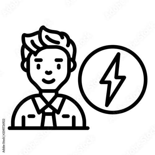 Obraz na plátně Youthful Energy Icon