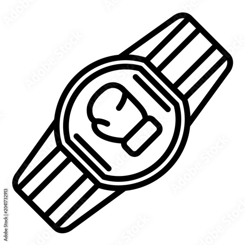 Konstfotografi Boxing Federation Icon