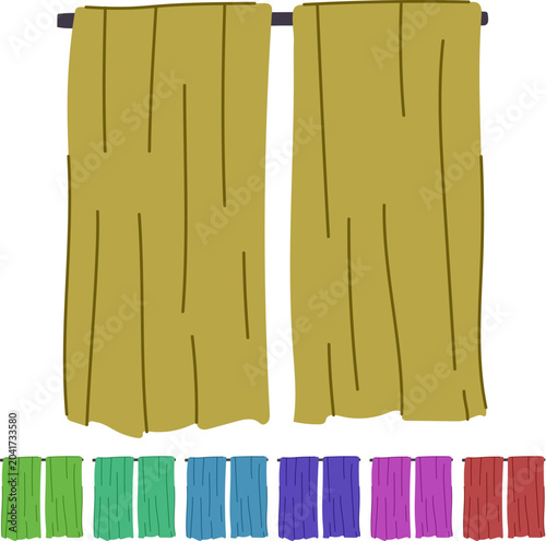 Bilde på lerret privacy blackout curtains cartoon