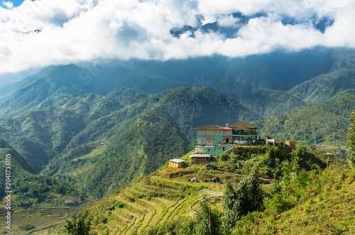 Amazing view on mountain in Vietnam