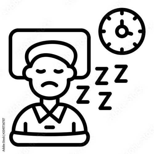 Konstfotografi Sleep Disorder Icon