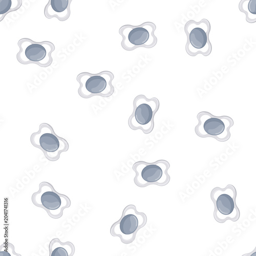 Foto pattern dummy pacifier baby color icon vector