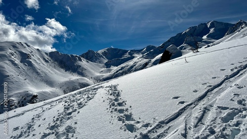 Neige en montagne