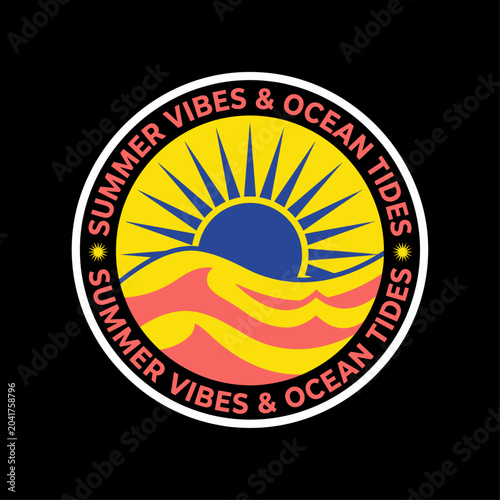 Summer Typography T Shirt Design