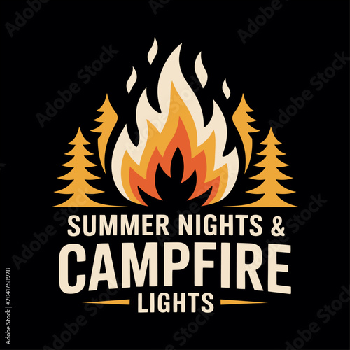 Summer Typography T Shirt Design