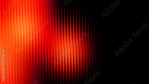 Abstract red vertical lines background with gradient light effect