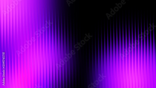 Abstract purple vertical lines background with gradient light effect