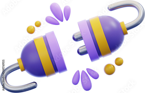 Canvas-taulu Connection Lost 3D icon
