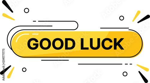 Yellow banner with 