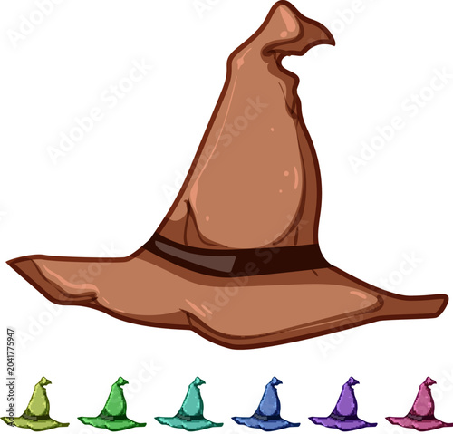 Bild auf Leinwand miracle magician hat cartoon