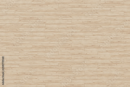 A high-quality 3D render of natural light ash wood flooring planks texture showing realistic grain details for interior design.