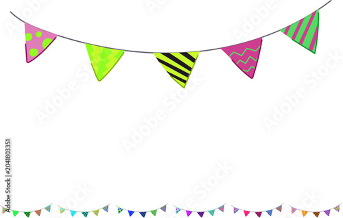 Photos witchy halloween garland cartoon