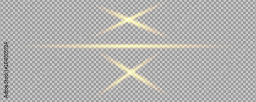 Foto Yellow line light effect