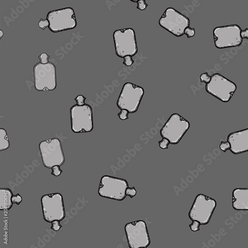 Canvas Print seamless pattern hurt bottle pain relief cartoon