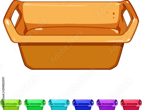 Obraz na plátne single basin plastic cartoon