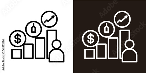 Foto Consumer Behavior  Icon Set White Stlye Collection