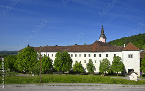 Sticna Monastery is a Cistercian monastery in the town of Visnja Gora, about 30 km from the capital Ljubljana, Slovenia. The monastery was founded in 1136 and is the oldest Slovenian monastery.