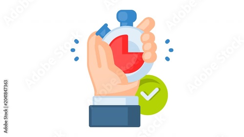 Animated countdown icon