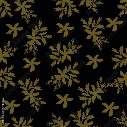 Abstract Elegance Seamless pattern with floral background