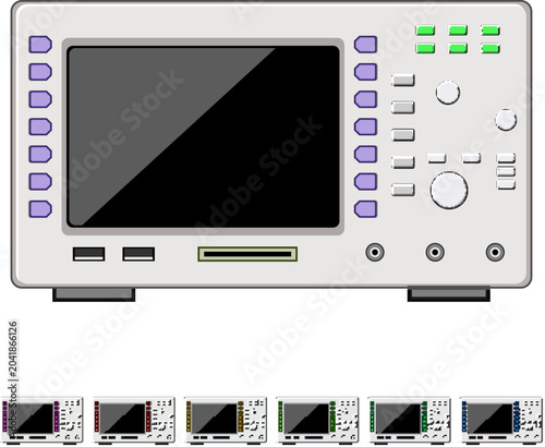 Tableau sur toile amplitude oscillograph cartoon
