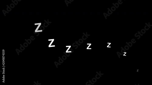 Floating Sleep Z Trail Overlay