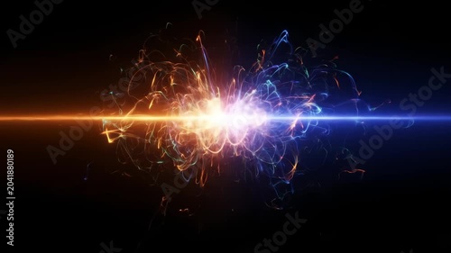 Abstract Energy Particles Colliding in Deep Dark Space