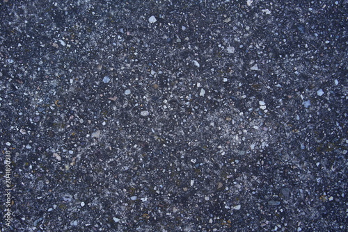 Obraz na płótnie Full Frame Background Texture of Weathered Asphalt Road Surface with Exposed Agg