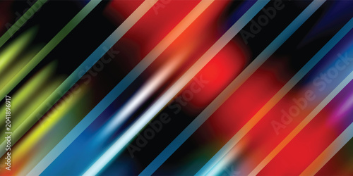 Konstfotografi Colorful diagonal abstract light streaks background.