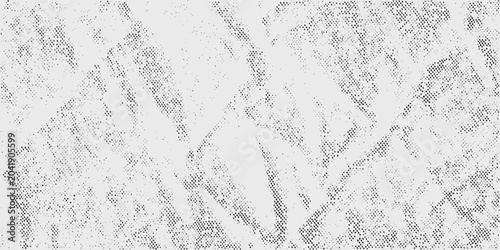 halftone dot pattern on crumpled paper texture black white dots print design